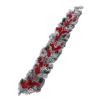 Christmas Flocking Garland Exquisite Decorative Rattan Pendant for Indoor Outdoor Xmas Party Home Decor (1.5m / 4.9ft) view 3