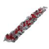 Christmas Flocking Garland Exquisite Decorative Rattan Pendant for Indoor Outdoor Xmas Party Home Decor (1.5m / 4.9ft) view 4