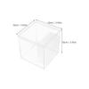 VILLFUL Acrylic Packaging Boxes with Lids 4pcs Candy Gift Xmas Halloween view 2