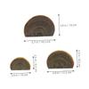 QUMIIRITY 3pcs Hanging Wall Decor Resin Floating Shelves Floating Shelves Modern Wall Rack view 3