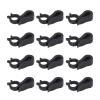 Christmas Light Clips, Reusable Plastic Outdoor Hanging Clips for Christmas Party Decoration, 120 Pcs (Black) view 1
