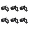 Christmas Light Clips, Reusable Plastic Outdoor Hanging Clips for Christmas Party Decoration, 120 Pcs (Black) view 2