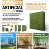 INFRANGE 18Wx54Hx6D inches Artificial Boxwood Hedge Wall, Plant Hedge Wall Room Divider, Privacy Screen, Green Plant Fake Grass Background Partition for Home Office Studio Partition view 2