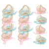 SEWOART 12pcs Woven Baskets Handles Rattan Storage Baskets Small Flower Girl Baskets for Weddings Easter Dec view 1