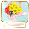 SEWOART 12pcs Woven Baskets Handles Rattan Storage Baskets Small Flower Girl Baskets for Weddings Easter Dec view 3