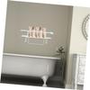 ULDIGI Iron Over Toilet Storage Rack, Heavy Duty Bathroom Organizer Shelf view 4