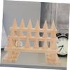 OATIPHO Wooden Ring Display Stand Three Layer Storage Holder for Home view 4