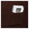FUNEAER Velvet Recliner Slipcover, 4-Piece Stretch 1 Seater Recliner Chair Cover Soft Non-Slip Reclining Cover ?Armchair Couch Cover Furniture Protector(Dark Brown) view 4