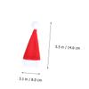 COLLBATH 12pcs Christmas Santa Hat Tableware Holder Storage Bag for Cutlery Christmas Party Favors Xmas Hat view 2