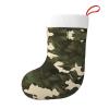 WZYWHJ Christmas Decoration Stocking for Festive Days, Halloween, and Holiday Parties Army Camouflage Printed view 1