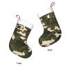 WZYWHJ Christmas Decoration Stocking for Festive Days, Halloween, and Holiday Parties Army Camouflage Printed view 2