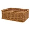CONGARTENO Rustic Woven Tissue Organizer Compartments Decorative Facial Tissue Holder for Remote Controllers and Items for Light view 1