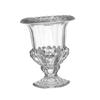 QUMIIRITY 1pc Retro Style Transparent Glass Flower Vase for Home Decor Dried Flower Arrangement Candle Holder Artistic Table Centerpiece for Office and Balcony view 1