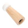 Unomor Handheld Wooden Pepper Grinder with Ceramic Top Coarseness Easy to Use Kitchen Tool for Fresh Spices and Seasoning Friends and Family view 1