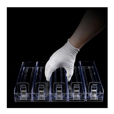 GRRICEPL Acrylic Automatic Display Holder, Pushers Display Holder for Store Retail, Multiple Combinations Automatic Pushers, Widened Bilateral(28x8 cm/20pcs)