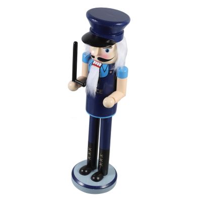 CONGARTENO Themed Nutcracker Christmas Decor Police Nutcracker Tabletop Display for Festive Gatherings Holiday Ready for Gifting Elegant Box for Home Decoration