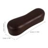 CONGARTENO Polished Wooden Neck Pillow for Relaxation Handmade Solid Wood Cervical Support for Steam Room Sauna and Comfortable Sleep Ergonomic Design for Pain Relief view 2