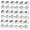 ULDIGI 100pcs Elegant Tealight Candle Tins Aluminum Boxes for Candle Making Bulk Cups view 1