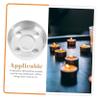 ULDIGI 100pcs Elegant Tealight Candle Tins Aluminum Boxes for Candle Making Bulk Cups view 2
