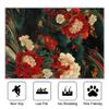 SherAvant Japanese Rug 5x7-8x10 Rug - Peony Rug - Floral Elegant Area Rug - Traditional Botanical Rugs - Oil Painting Carpet - Peony Home Decor view 2