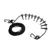 Levemolo 1set Outdoor Adjustable Camping Clothesline Heavy-Duty Air-Drying Rope for Hiking Backpacking and Picnics Portable Windproof Hanging Line Black for Travel and Outdoor Use view 1