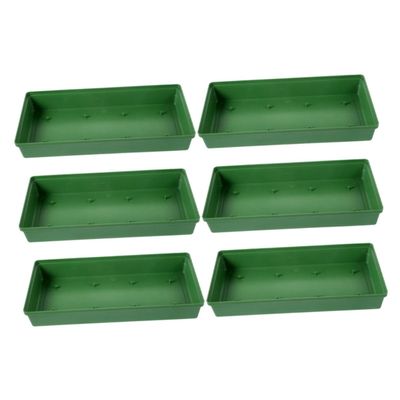 BUTIFULSIC 6pcs Floral Foam Trays for Flower Arrangements Reusable Fixing Trays for Weddings Parties and Events Simple Design for Secure Floral Displays