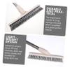 Healeved Cleaning Brush Grout Scrub Brush Scrub with Long Handle Long Handle Floor Cleaning Bathroom Tile Floor Grout Swivel Beige Stainless Steel view 3