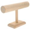 CAXUSD Wood Bracelet Display Rack Elegant Jewelry Pendant Holder Organizer Three Charm Storage Smooth Edges for Necklaces and Bracelets view 1