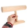 CAXUSD Wood Bracelet Display Rack Elegant Jewelry Pendant Holder Organizer Three Charm Storage Smooth Edges for Necklaces and Bracelets view 4