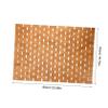 GOOHOCHY Highly Absorbent Bamboo Bath Mat Quick Dry Non Slip Floor Mats for Bathroom Machine Washable Bathroom Rug view 2