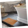 GOOHOCHY Highly Absorbent Bamboo Bath Mat Quick Dry Non Slip Floor Mats for Bathroom Machine Washable Bathroom Rug view 3