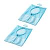 HOOTNEE 2 Pcs Mesh Bag Hanger Storage Mesh Bag Laundry Pouch Multifunctional Pp Polyester Easy to Hang view 1