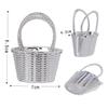 Cabilock 12pcs Small Candy Storage Baskets for Weddings Portable Handheld Flower Baskets Favors Multi-functional Decorative for Sweets and view 2