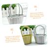 Cabilock 12pcs Small Candy Storage Baskets for Weddings Portable Handheld Flower Baskets Favors Multi-functional Decorative for Sweets and view 4