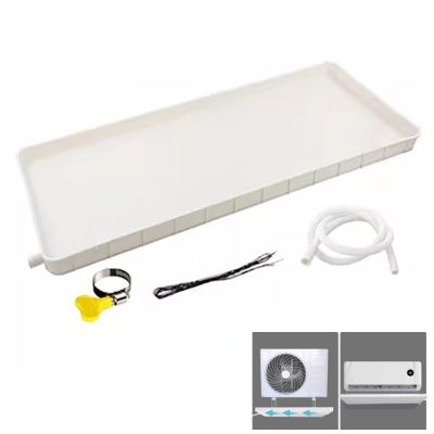 Air Conditioner Drip Pan Water Tray - PP Tray Water Collector Pad for Indoor/Outdoor Split AC Heat Pump Systems