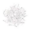 KONTONTY 400pcs Plastic Cable Clips for Wire Management Durable Wall Fasteners for Coax Phone Lines Easy to Install Neat Organization for Home Office and Garage view 1