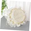 CAXUSD Flower Girl Basket Lace Decor Handmade Wedding Basket for Petals Elegant for Wedding Ceremonies and Special Events view 3