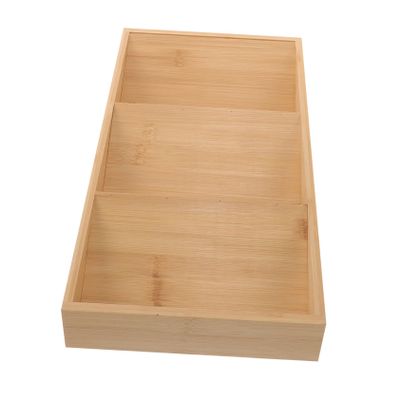 SHOWERORO Bamboo 3 Tier Spice Storage Rack Organizer for Cabinet