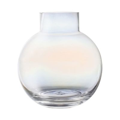 Yardenfun Desktop Glass Vase Hydroponic Flower Glass Flower Vase Ornament Home Decor