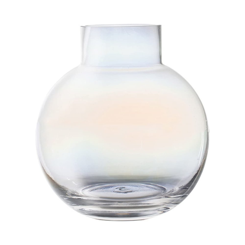 Yardenfun Desktop Glass Vase Hydroponic Flower Glass Flower Vase Ornament Home Decor