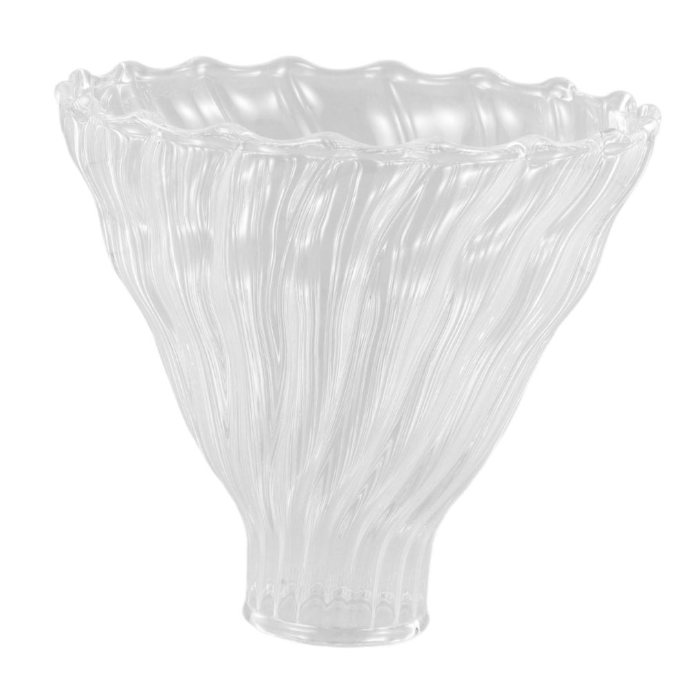 CONGARTENO Compact Glass Coffee Filter Dripper Portable Funnel for Precision Brewing Easy to Clean and Store for Home Use and Travel Artistic Design for Smooth Coffee Enjoyment