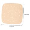 BIUDECO 100sheets Parchment Paper Grill Pan Liner for Baking Roasting Air Frying Food Safe and Chemical Unbleached Square for Daily Use and Grilling view 2