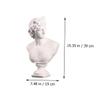 PRETYZOOM Roman Statue Sculpture Resin Figurine David Head Ornament for Desktop Home Office Decor 19x14x31cm view 4
