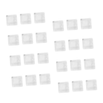 COLLBATH 24pcs Crystal Glass Refrigerator Magnets for Fridge Stylish Decorative Stickers for Notes Photos Recipes Adhesive for Surface Design