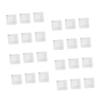 COLLBATH 24pcs Crystal Glass Refrigerator Magnets for Fridge Stylish Decorative Stickers for Notes Photos Recipes Adhesive for Surface Design view 1