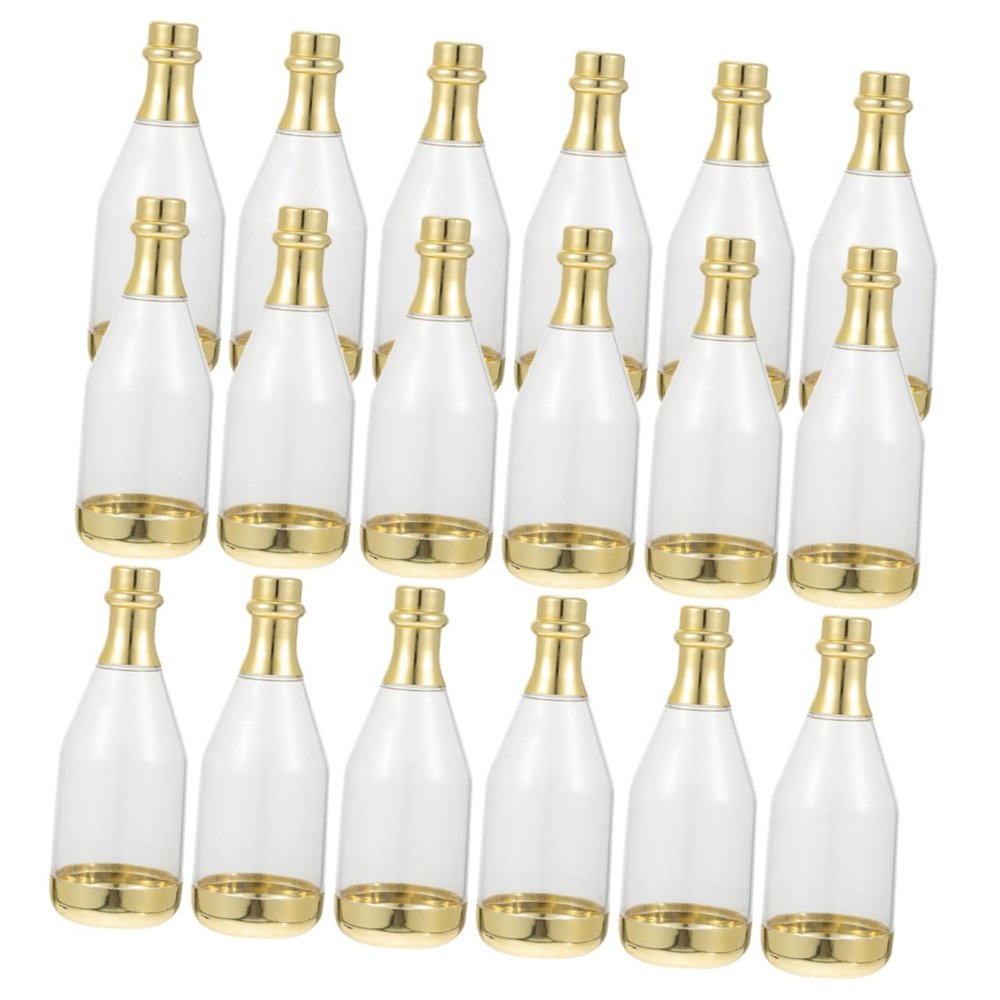 NOLITOY Decorative Candy Bottles 30pcs Mini Bottle Candy Containers Wedding Party Favor for Adults