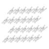 Garneck 100pcs Mini Clothespins Plastic Clips Spring Clothing Hangers for Boys and Girls view 1
