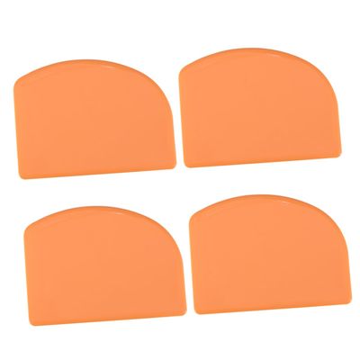 HOLIDYOYO 4pcs Cream Scraper Baking Tool Cake Decorating Supplies Non-slip Scraper for Kitchen Home Use