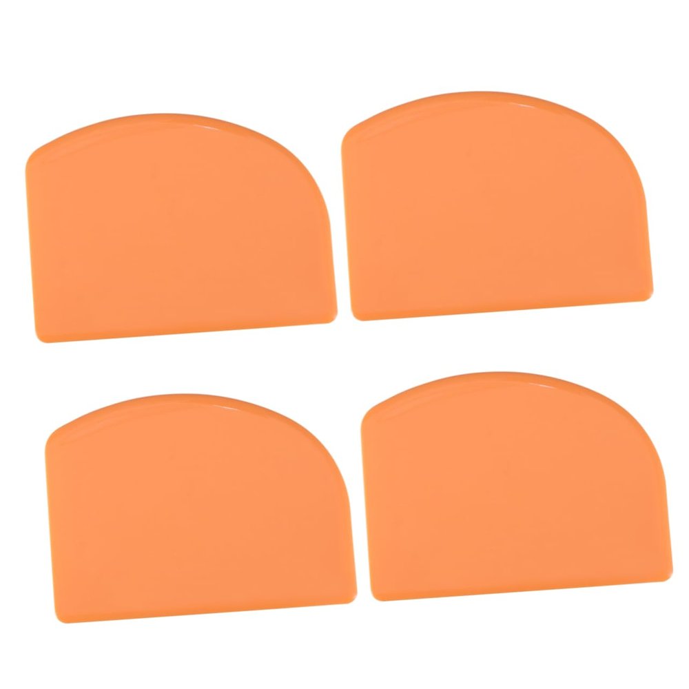 HOLIDYOYO 4pcs Cream Scraper Baking Tool Cake Decorating Supplies Non-slip Scraper for Kitchen Home Use