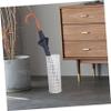 GETAJGHSD Round Metal Umbrella Stand with Hollow Design for Home Entryway and Hallway Umbrella Holder Suitable for Long and Folding Umbrellas Decorative Storage Bucket for Household and Hotel Use view 4